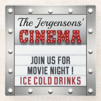 映画館ナイトシアターガラスコースター ガラスコースター