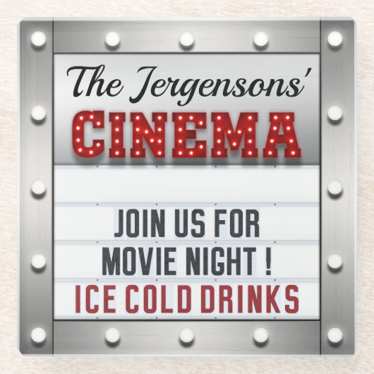 映画館ナイトシアターガラスコースター ガラスコースター (正面)