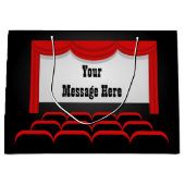 映画館パーティー追加メッセージバッグ ラージペーパーバッグ (正面)