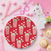 映画館ポップコーンバースデーパーティー紙プレート ペーパープレート (パーティー)