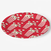 映画館ポップコーンバースデーパーティー紙プレート ペーパープレート (アングル)