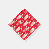 映画館ポップコーン誕生日パーティナプキンス スタンダードカクテルナプキン (角)