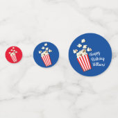 映画館ポップコーン誕生日パーティー コンフェッティ (裏面)