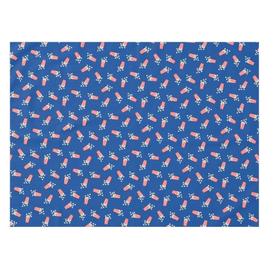 映画館ポップコーン誕生日パーティー テーブルクロス (正面(横))