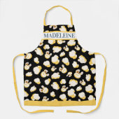 映画館ポップコーン譲歩名前をカスタムする エプロン (正面)