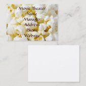 映画館ポップコーン 名刺 (正面/裏面)