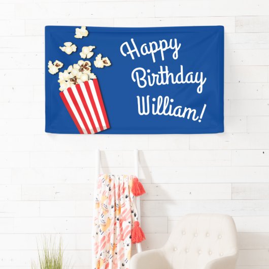 映画館ポップコーン 横断幕 (インサイチュ)