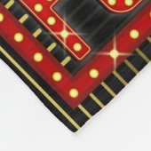 映画館マーキーホームシネマポップコーン フリースブランケット (角)