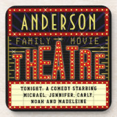 映画館マーキーホームシネマ |名前をカスタムする コースター (正面)