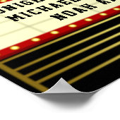 映画館マーキーホームシネマ |長いV2の名前 ポスター (角)