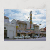 映画館ヴィンテージカーシネマポストカード ポストカード (正面)