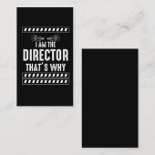 映画館監督映画製作ことわざ 名刺 (正面/裏面)