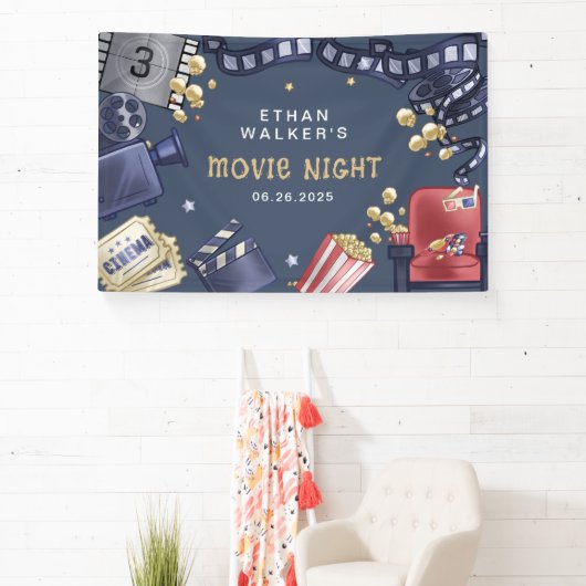 映画館誕生日へようこそ 横断幕 (インサイチュ)