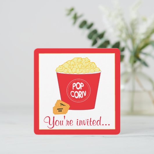 映画館誕生日 招待状 (スタンド正面)