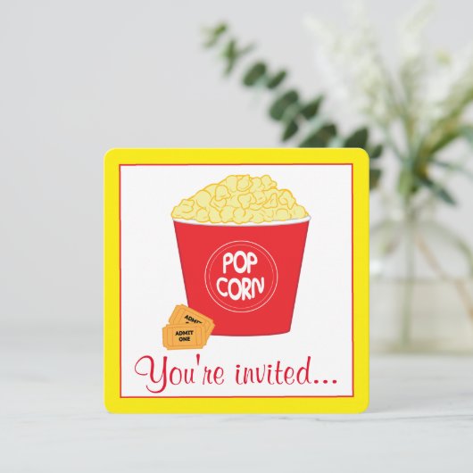 映画館誕生日 招待状 (スタンド正面)