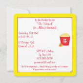 映画館誕生日 招待状 (裏面)