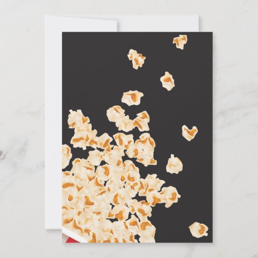 映画館 – 13誕生日招待状 招待状 (裏面)