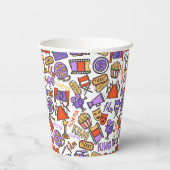 映画鮮やかカラフル夜パーティー 紙コップ (裏面)