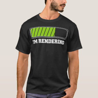 映画 ソフトウェア 私はレンダリング中 - 映画製作者 プレミアム Tシャツ