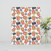 映画＆ポップコーン スクラップブッキングペーパー (スタンド正面)