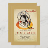 映画・メディア卒業党 招待状 (正面/裏面)