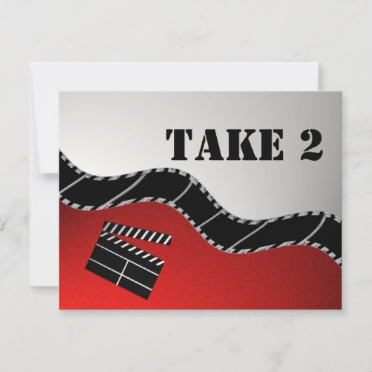 映画（ユダヤ教の）バル・ミツバー披露宴 招待状 (正面)