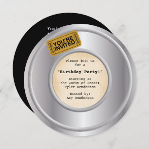 映画·映画のテーマパーティー招待状 招待状