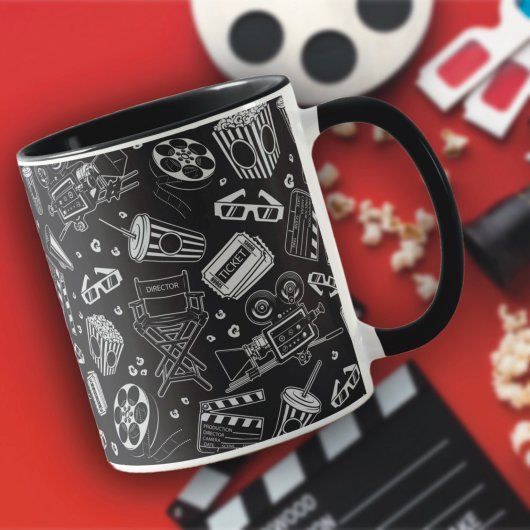 映画+映画館+映画 マグカップ