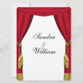 映画/演劇テーマ結婚式招待状 招待状 (裏面)