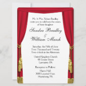 映画/演劇テーマ結婚式招待状 招待状 (正面)