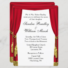 映画/演劇テーマ結婚式招待状 招待状