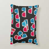 映画、3Dメガネ、シームレス。  アクセントクッション (裏面(縦))