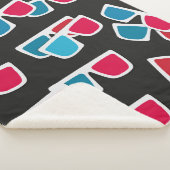 映画、3Dメガネ、シームレス。  シェルパブランケット (3/4)