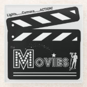 *映画* Clapper Glass Coaster ガラスコースター (正面)