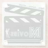 *映画* Clapper Glass Coaster ガラスコースター (裏面)