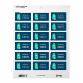 映画Buff Llama絵文字 ラベル (フルシート)