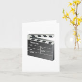 映画Clapperboard カード (黄色い花)