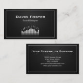 映画TVオーディオサウンドデザイナーディレクター 名刺 (正面/裏面)