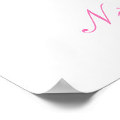 春うさぎ赤ちゃんシャワー ポスター (角)