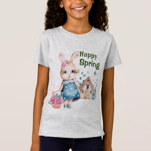 春うさぎ Tシャツ (正面)