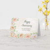 春おばと伯父結婚の記念日 カード (黄色い花)