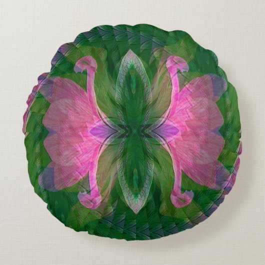 春おもしろい...... ラウンドクッション (正面)