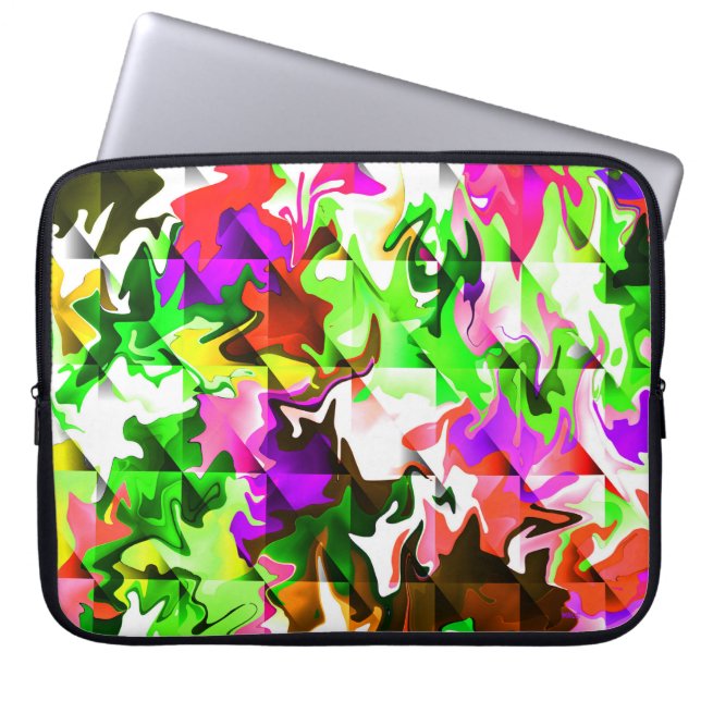 春おもしろい...... ラップトップスリーブ (正面)