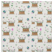 春お洒落の花生地 ファブリック (見本)