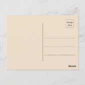 春お洒落フローラ油アクリル ポストカード (裏面)