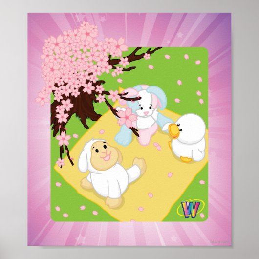 春お祝いピクニック ポスター (正面)