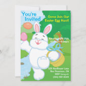 春お祝い卵狩り 招待状 (正面)