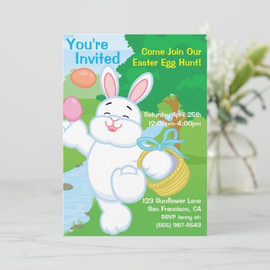 春お祝い卵狩り 招待状 (スタンド正面)