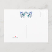 春から秋の結婚式延期のお知らせ 案内ポストカード (裏面)