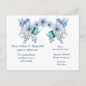 春から秋の結婚式延期のお知らせ 案内ポストカード (正面)